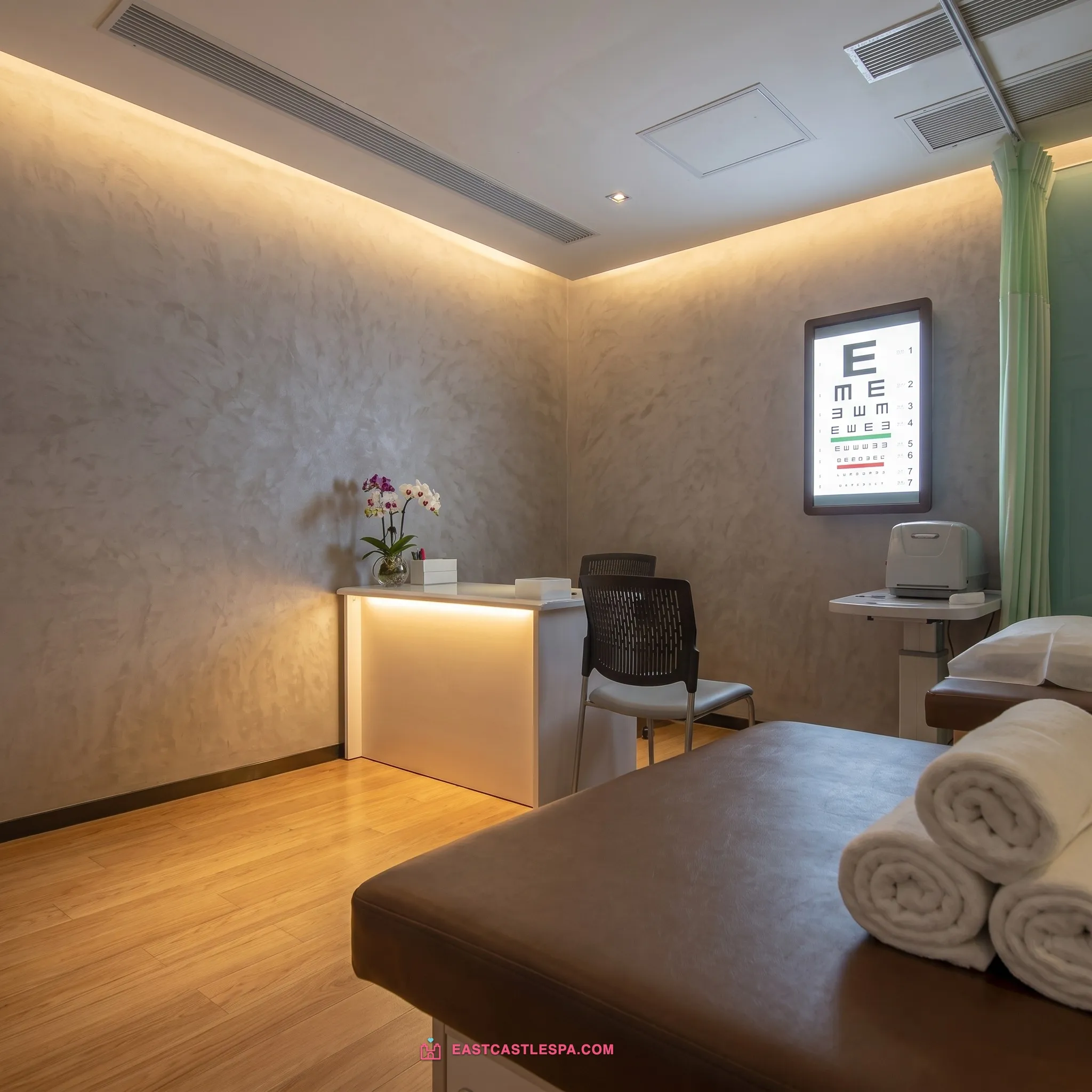 Medical clinic scenario theme room at East Castle Spa Macau
